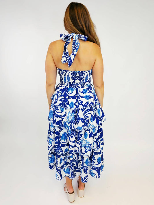 Entro - Halter Midi Dress