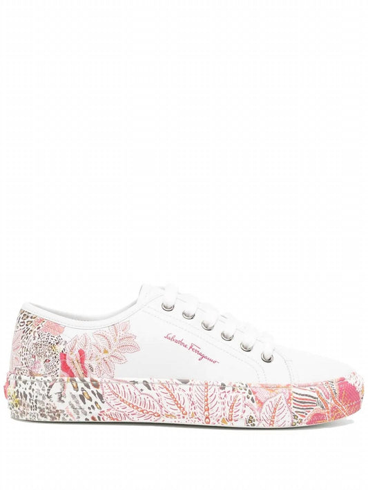 Salvatore Ferragamo - Women's Floral Print Sneaker