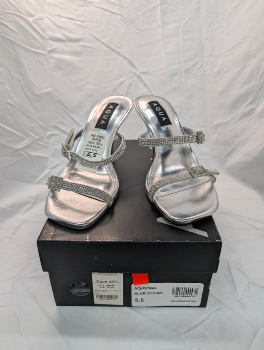 Aqua - WOMEN'S FIONA BUCKLED HEELS