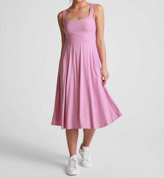 Beyond Yoga - Featherweight At The Ready Square Neck Midi Dress
