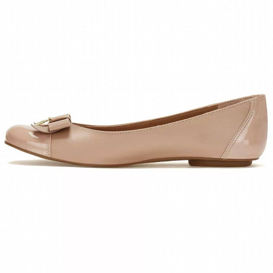 Andrea - Women's Ballerinas With Bow and Golden Lock Charm Flats