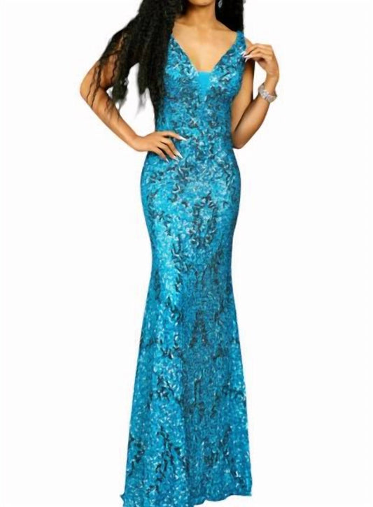 Karishma Creations - Sequined Tulle Dress