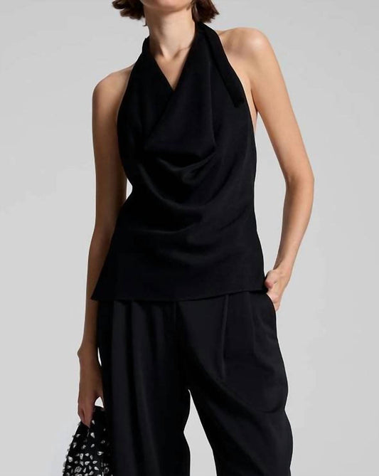 A.L.C. - Eliana Crepe Halter Blouse Top