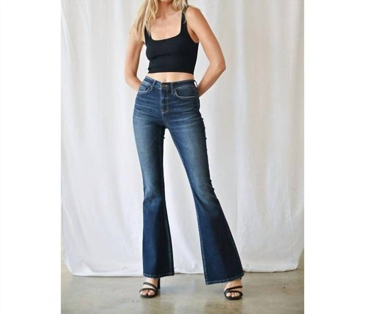 Mica Denim - Bohn Mid Rise Flare Jean