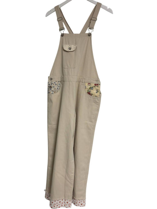 Pol - Women's Floral Patch Overalls
