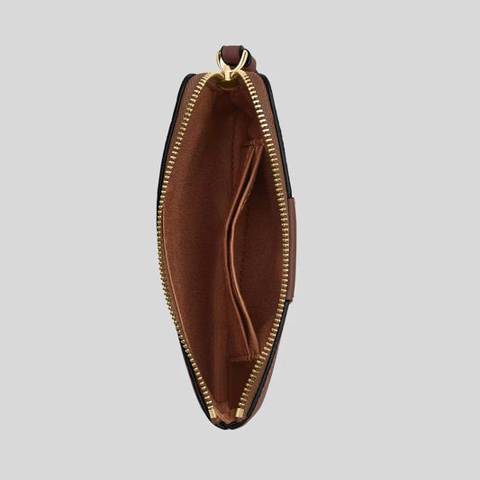 Coach - Corner Signature Canvas Zip Wristlet