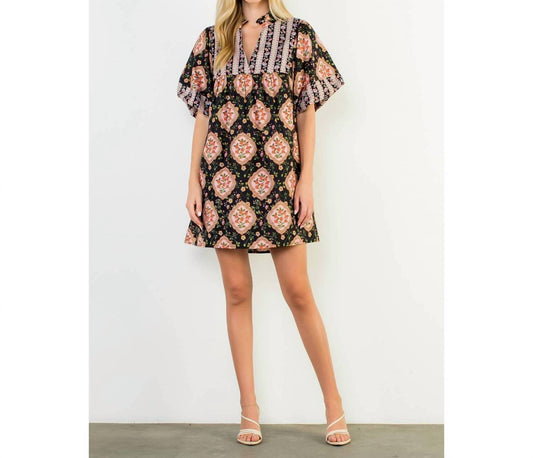 Thml - Puff Sleeve Floral Mini Dress