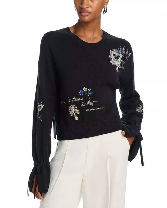 Cinq A Sept - Tasha Heritage Patch Sweater