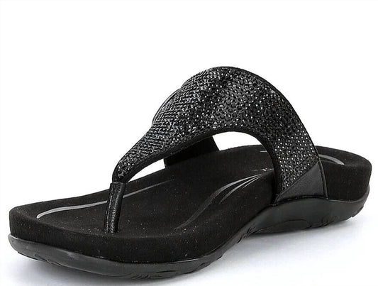 Aetrex - Women's Rae Sparkle Thong Sandal