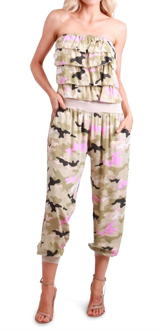 Gigi Moda - Elba Camo Jumpsuit