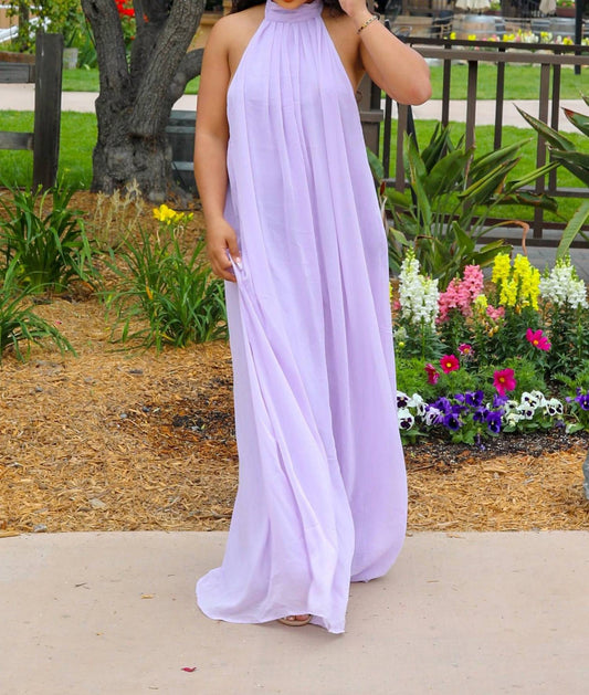 Surelymine - A Little Extra Wide Leg Halter Jumpsuit