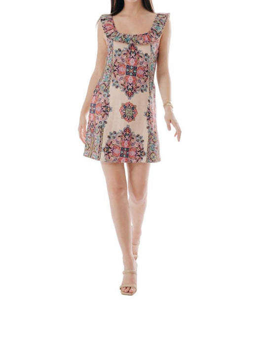 Love The Label - Mia Ruffle Scoop Neck Mini Dress