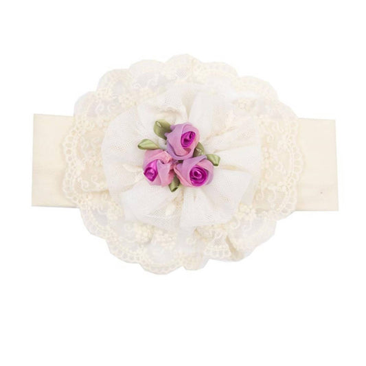 Haute Baby - Baby Girls And Toddlers Lacy Lilac Headband