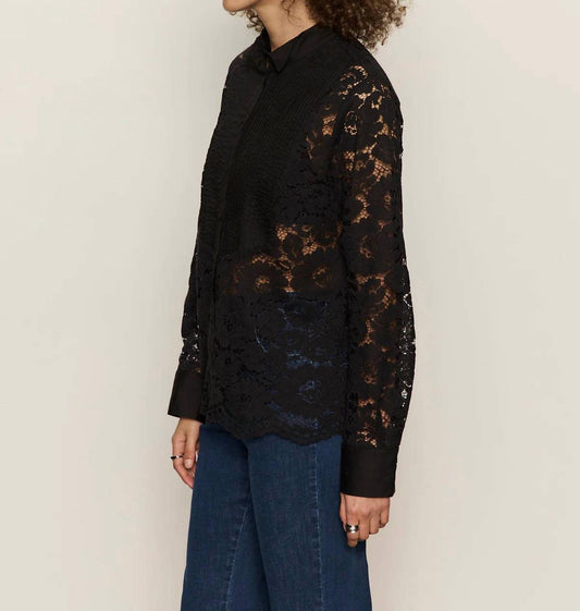 Sanctuary - Serendipity Lace Tuxedo Shirt
