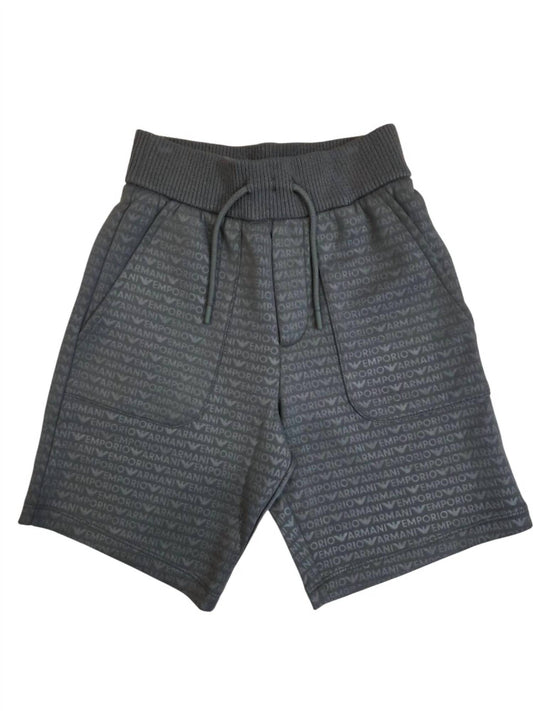 Armani - Boy's Logo Print Drawstring Shorts