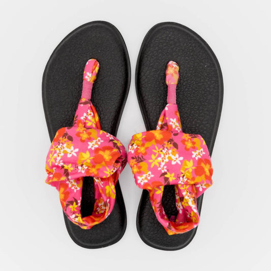 Sanuk - Yoga Sling 2 Floral Flip Flop Thong Sandals