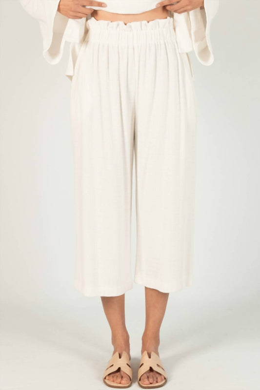 Before You Collection - Linen Culotte Pants