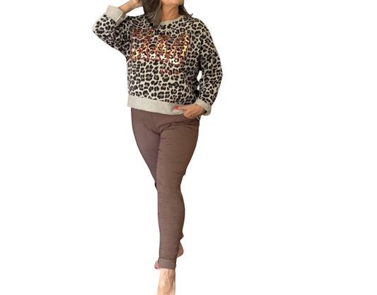 Made In Italy - Solid Color Italian Magic Pants