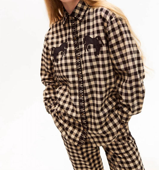 Carolina K - Boyfriend Long Sleeve Button Down Shirt