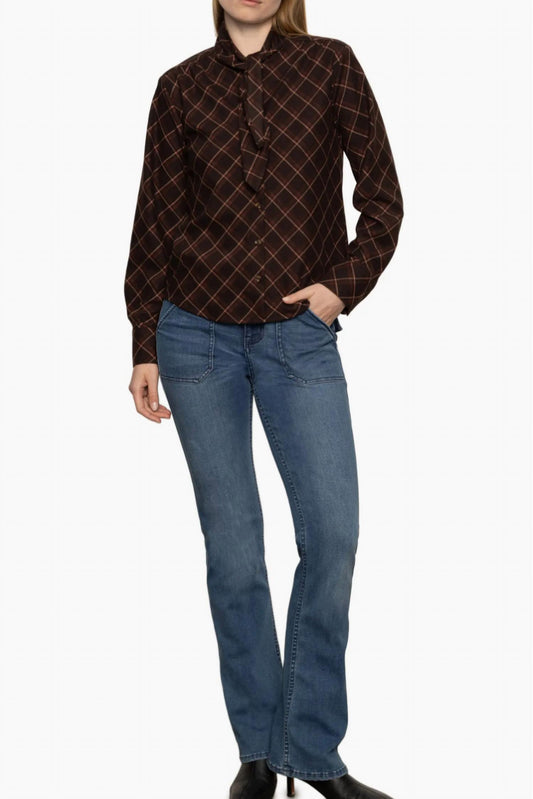 Sanctuary - Autumn Plaid Blouse