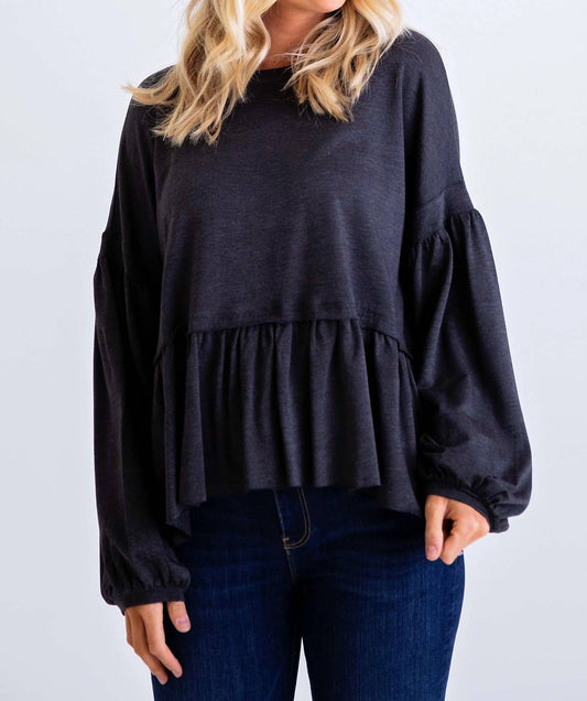 Karlie - CARMEN RUFFLE TOP