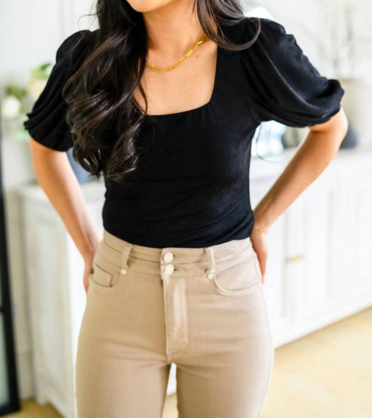 White Birch - A Total Vision Square Neck Bodysuit