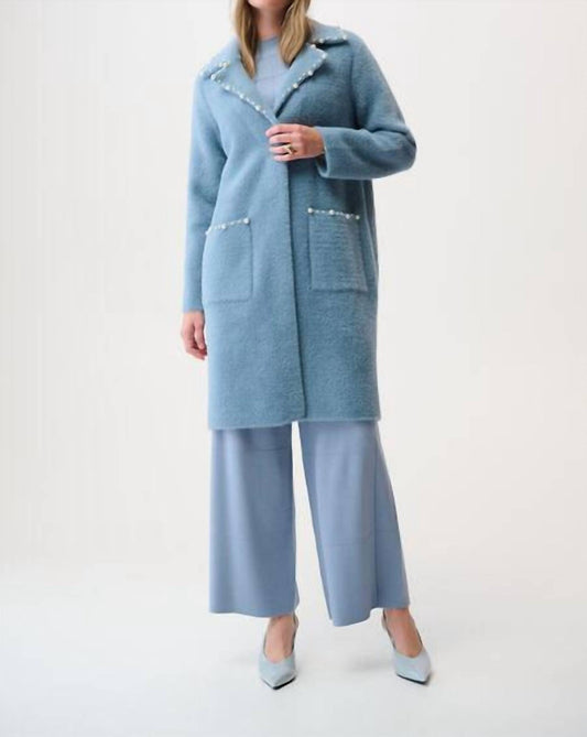 Joseph Ribkoff - Single Breasted Pearl Coat