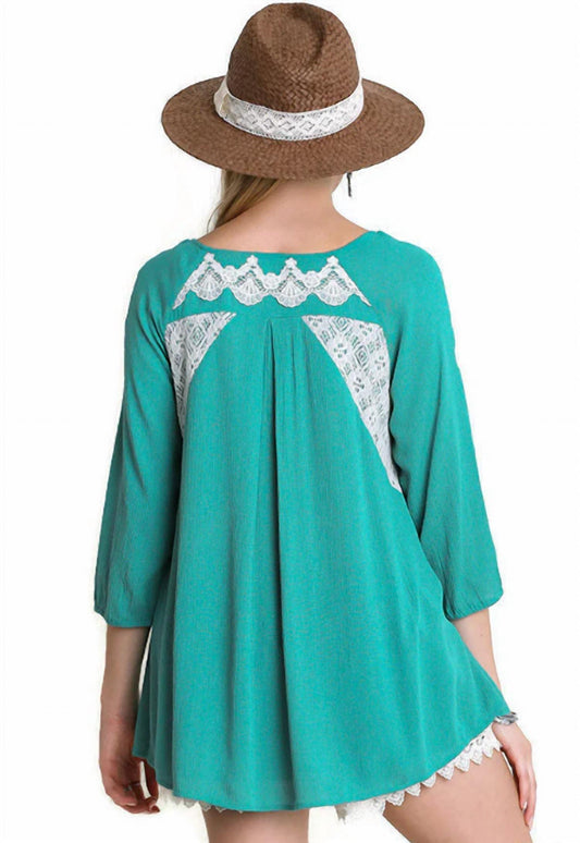 Umgee - Peasant Lace Top