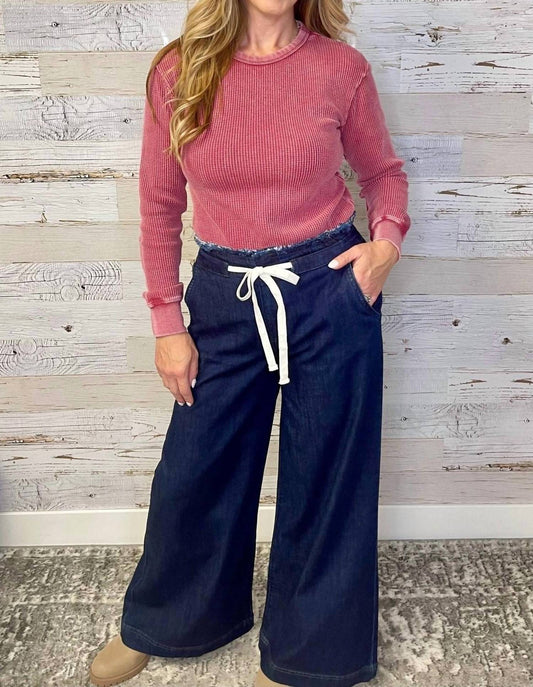 Risen - Jersey Wide Leg Pants