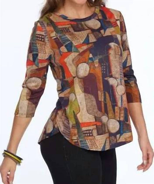 Lior - ZOFI 3/4 Ponte Knit Top