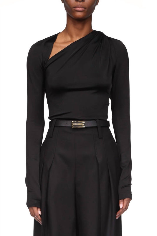 Victoria Beckham - Slash Neck Jersey Top