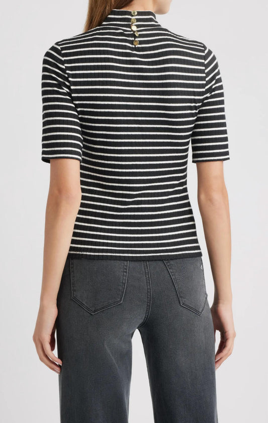 Rag & Bone - Knit Stripe Rib Tee Top