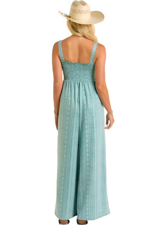 Rock & Roll Cowgirl - Smocked Jumpsuit