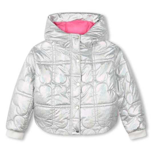 Billieblush - Girl's Quilted Iridescent Puffer Jacket