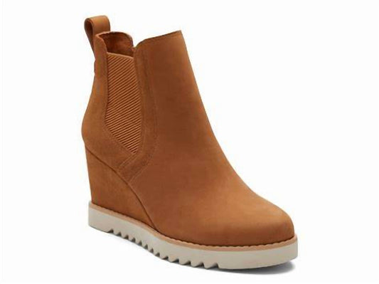 Toms - Women's Maddie Suede Wedge Bootie