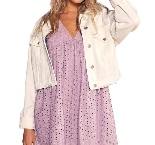 Mustard Seed - Paula Distressed Denim Jacket