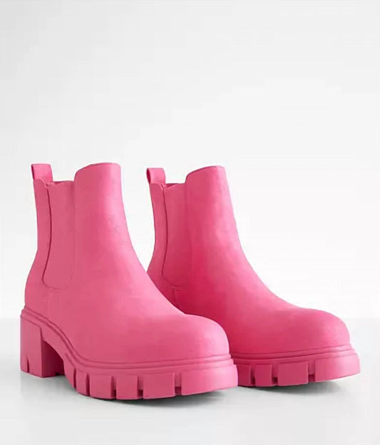 Mia - Women's Ivy Lug Bootie - Medium