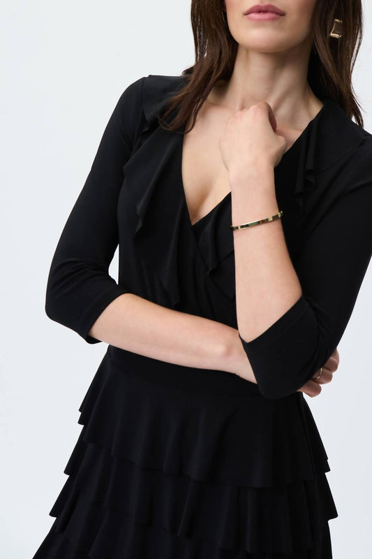 Joseph Ribkoff - Ruffle Tiered Dress