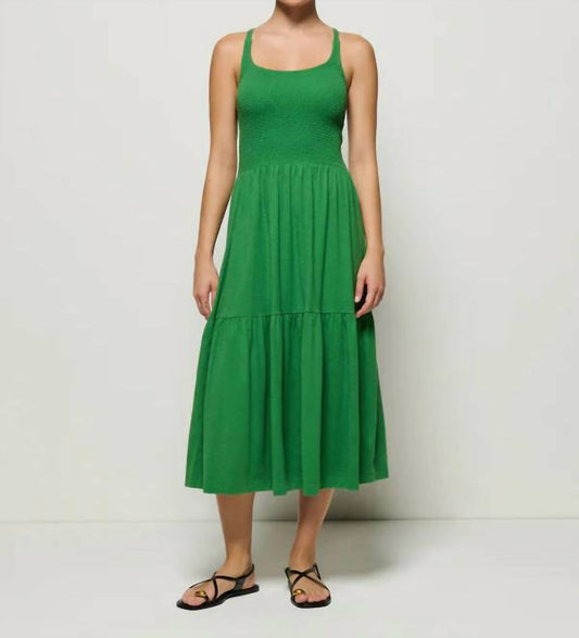 Nation Ltd - La Penelope Smocked Midi Dress