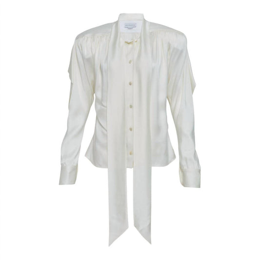 Stella Mccartney - Women's Satin Tie Blouse