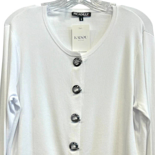 Picadilly - Women's Elegant Eyelet Closure Cardigan