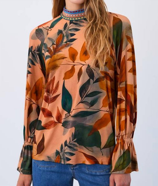 Fdj - Floral Print Back Bow Top