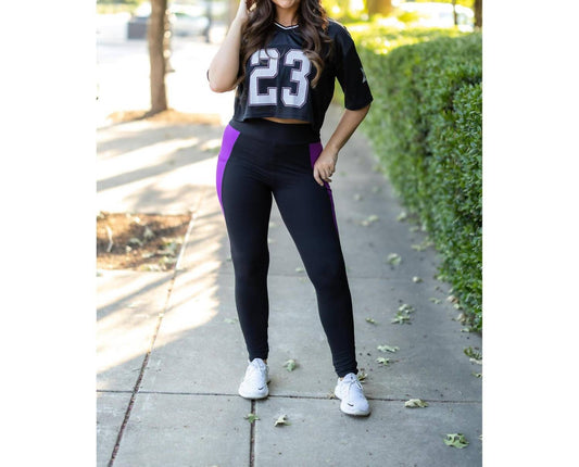 Julia Rose - The Presley Panel Full Length Leggings