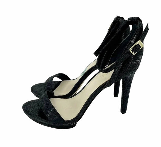 Calvin Klein - Women's Suede Leather Lizard Platform Heels