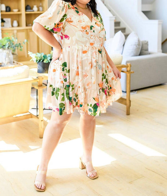 Entro - Delightful Surprise Floral Dress