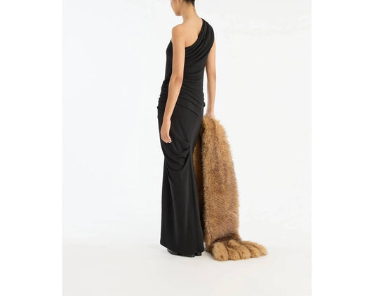 Rotate - Draped One Shoulder Dress