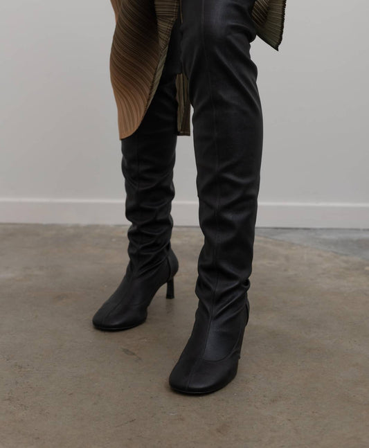 Tela - Women's Leather Heeled Boots