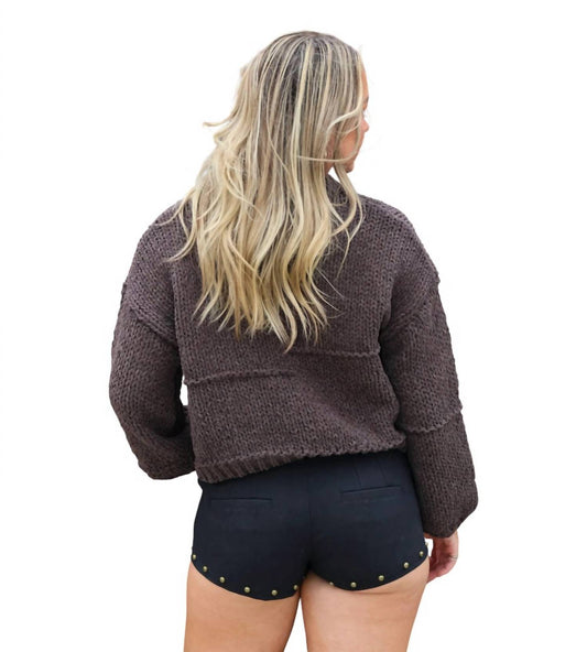 Sky To Moon - Romi Suede Micro Shorts