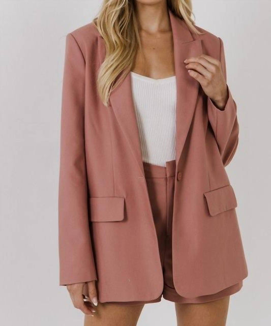 Endless Rose - SINGLE BREASTED BLAZER