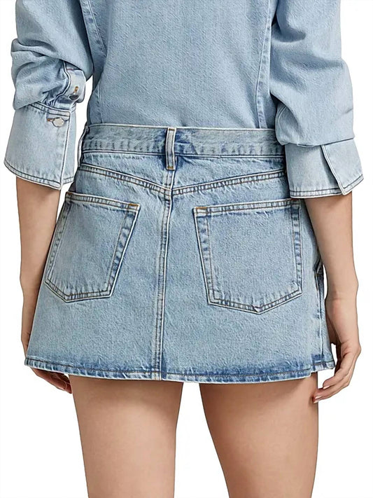 Frame - High Rise Pleated Skirt